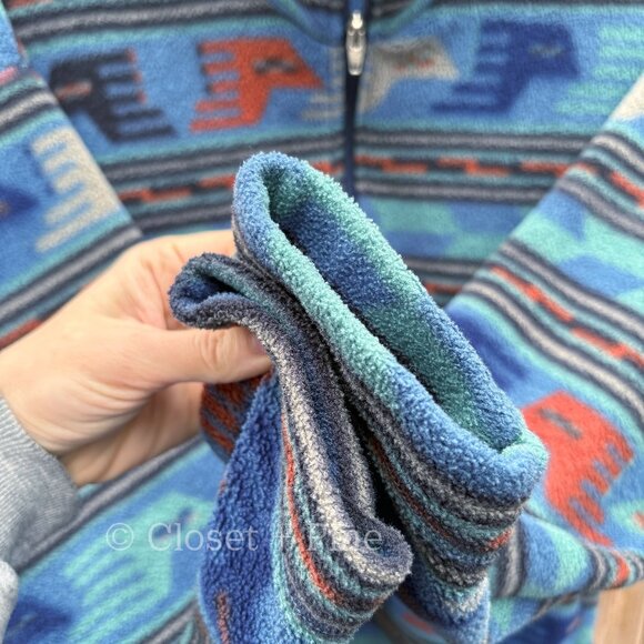 Patagonia Vintage Synchilla‎ Sweater Anatolia Bluesmoke Fleece Size Small - Picture 11 of 17